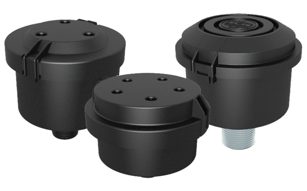 Фильтры-глушители SOLBERG из формованного полимера